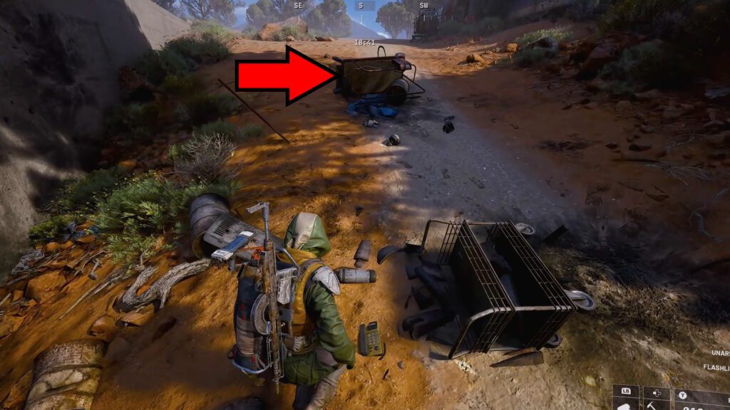 Overtuned cart, scout remains | ARC Raiders