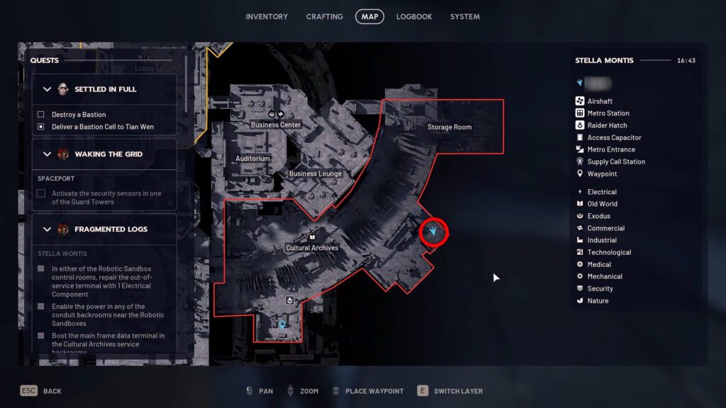 Main Frame Data Terminal location in Stella Montis | ARC Raiders