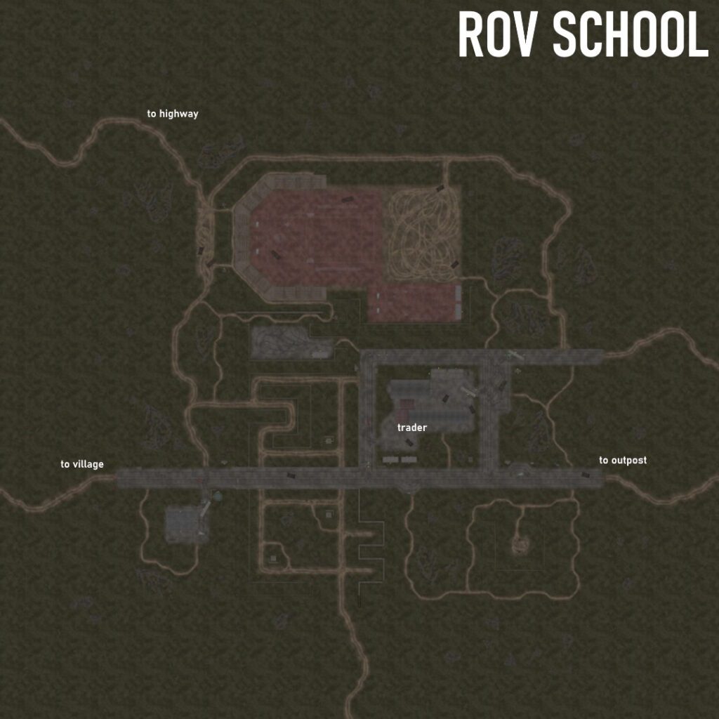 Road to Vostok School Map airview
