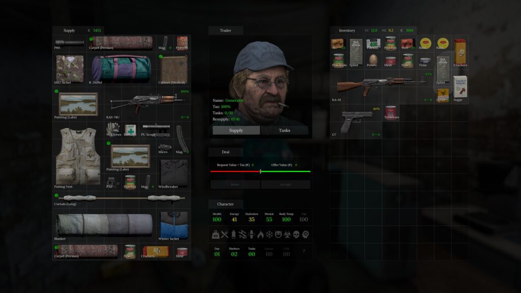 Generalist's supply | Road to Vostok