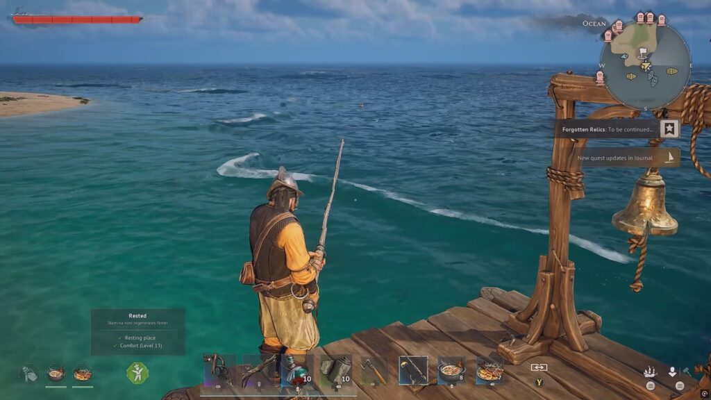 Casting a line, fishing | Windrose