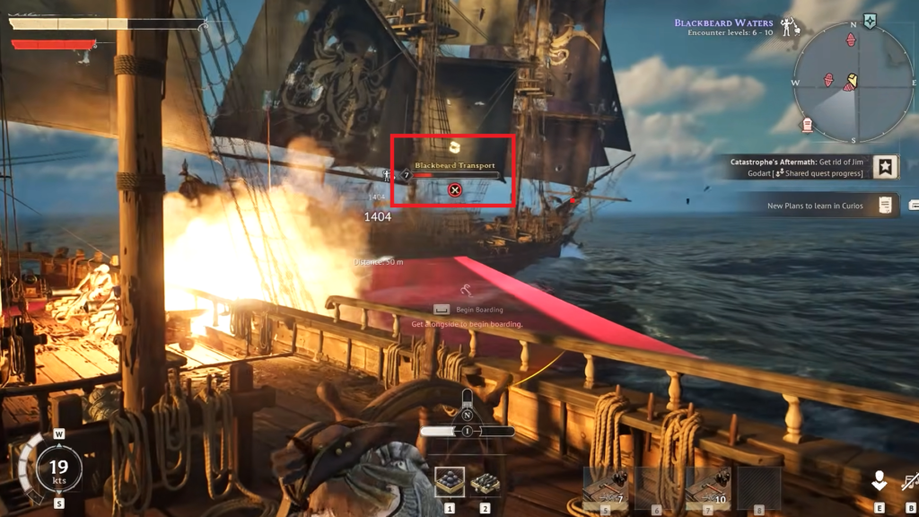 Example of a Blackbeard Transport ship.