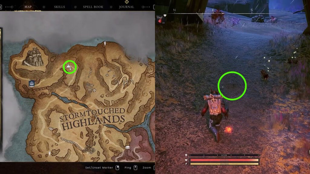 Second digging spot | RuneScape Dragonwilds - Scarecrow Quest