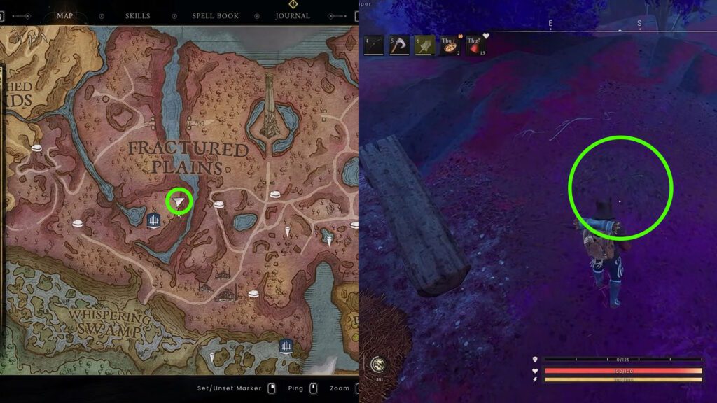 Fourth digging spot | RuneScape Dragonwilds - Scarecrow Quest