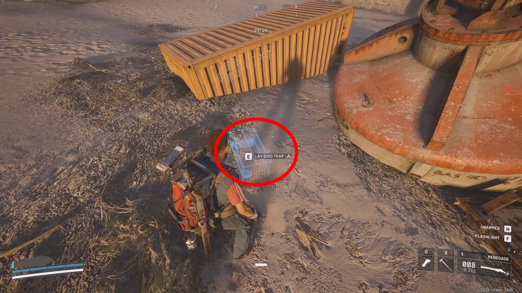 Lay Bird Trap near buoy in Riven Tides | ARC Raiders