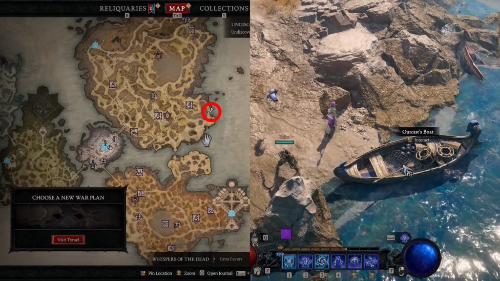 Outcast's Boat | Diablo 4 - Cow Level