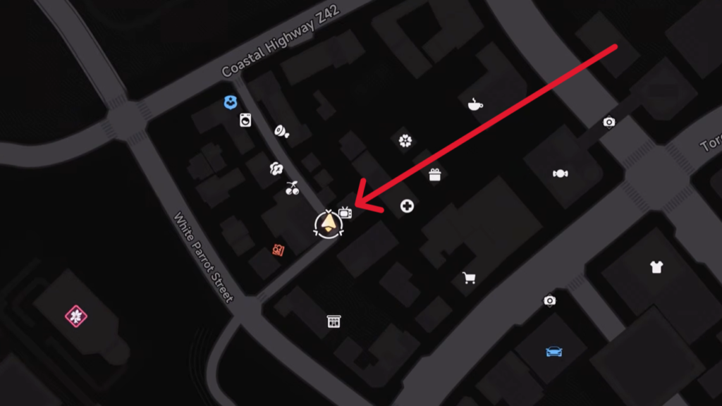 Location of the "After School" Anomaly marked on the map. 