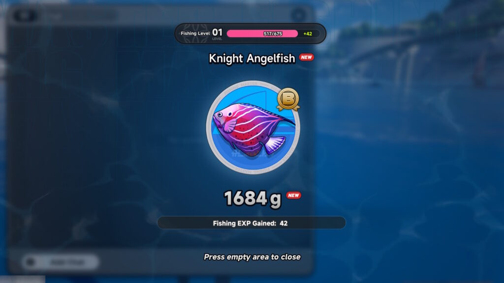 Opening Chat while fishing | Neverness to Everness
