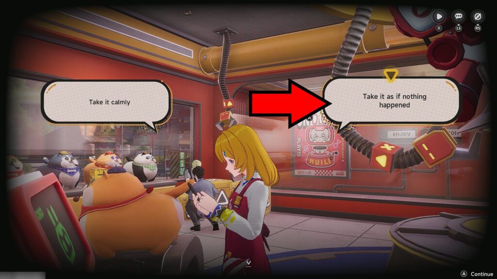 Finishing the shoplifting minigame | Neverness to Everness