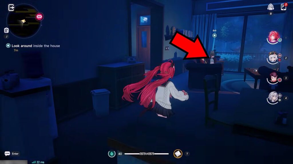 Girl meeting | NTE: Look Around the House for Miles Apart Quest Guide