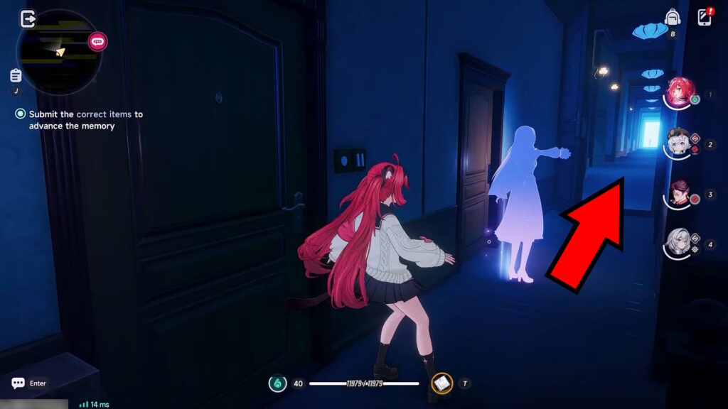 Hallway shift | NTE: Look Around the House for Miles Apart Quest Guide