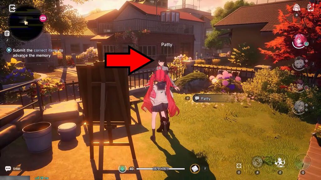 Give Paint Can to Patty | NTE: Look Around the House for Miles Apart Quest Guide