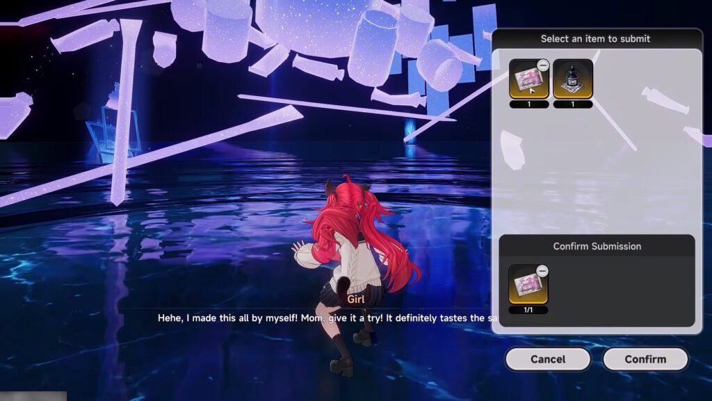 Submitting items to the memories | NTE: Look Around the House for Miles Apart Quest Guide