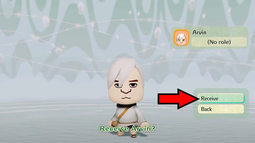 Receiving a Mii from another player | Miitopia Demo