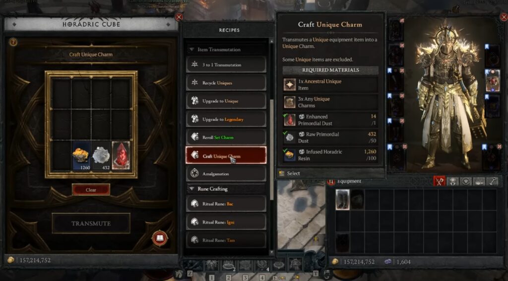 Charm Crafting Diablo 4