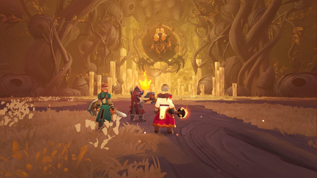 Farever gameplay, facing a spider-like boss