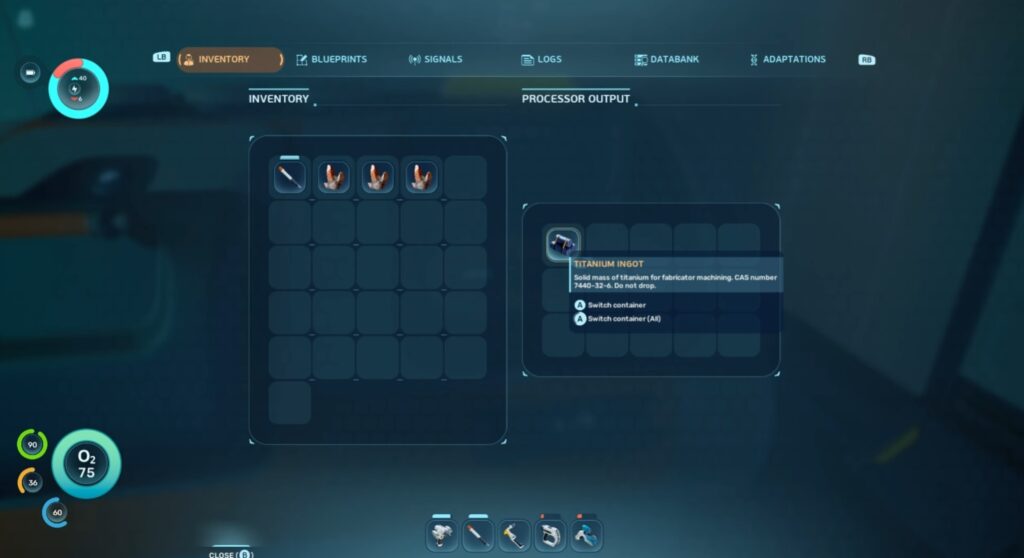 Titanium Ingots in Subnautica 2