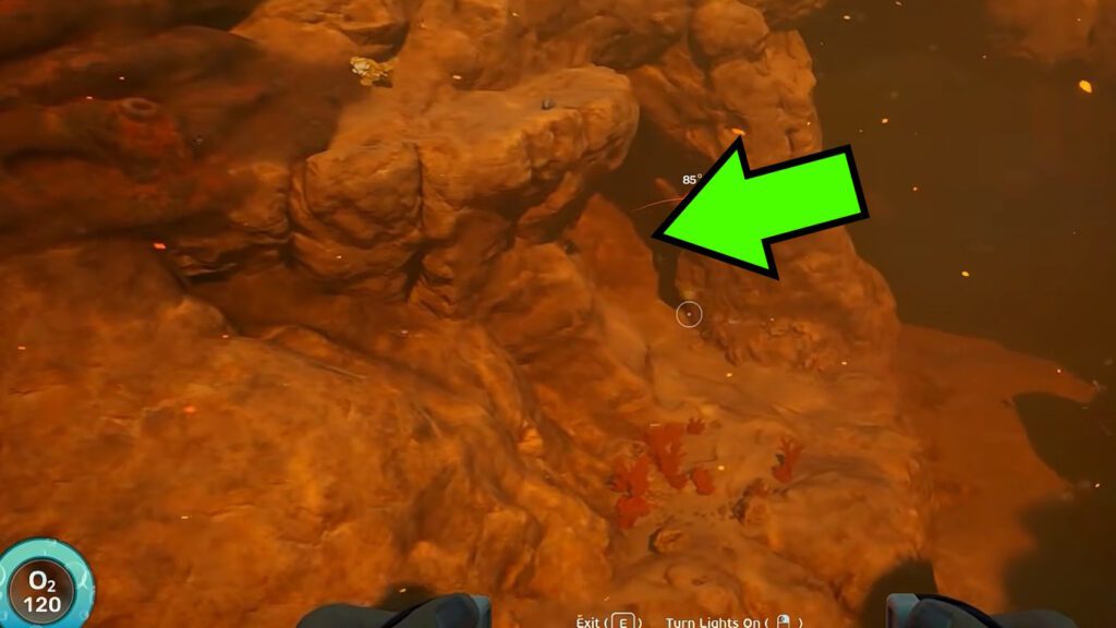 Cave entrance in the hot biome | Subnautica 2