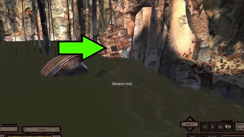 Boat ruins where Armour King is | Kenshi