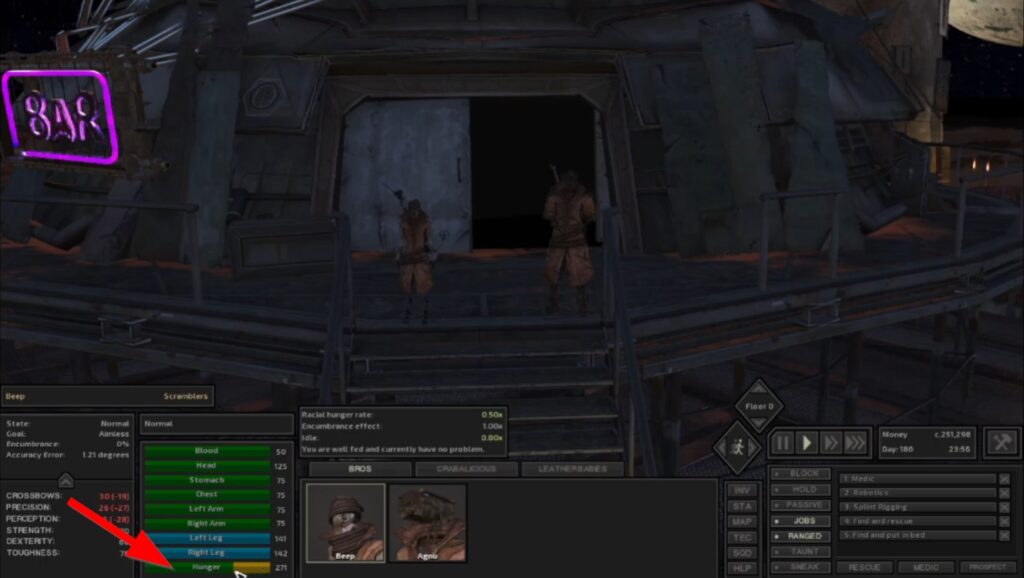Hunger Meter Kenshi