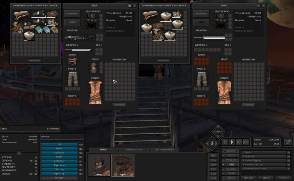 Food Sharing and Hunger Depletion Kenshi