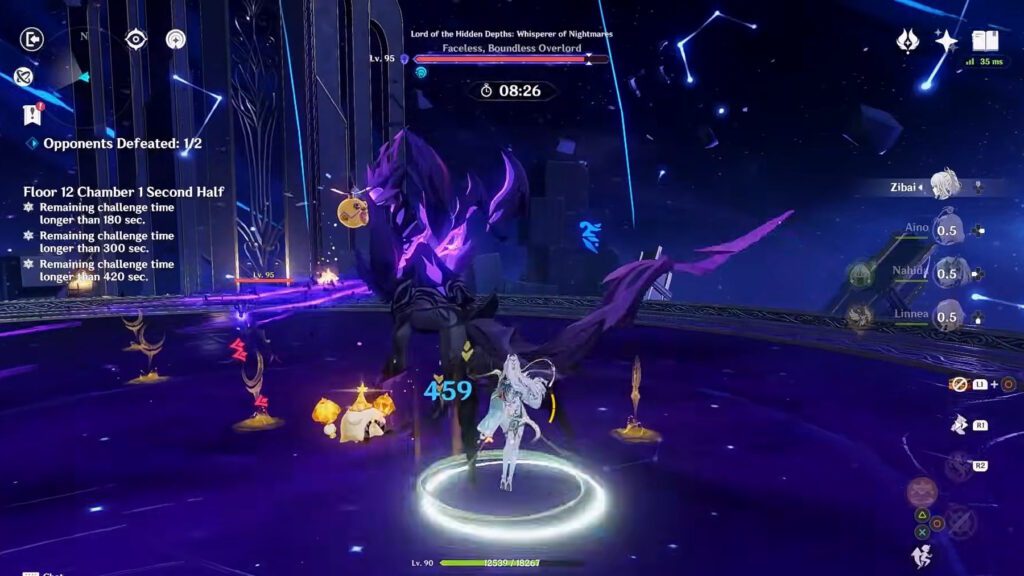 Lord of the Hidden Depths shielded | Genshin Impact 6.6 - Luna VII - Spiral Abyss