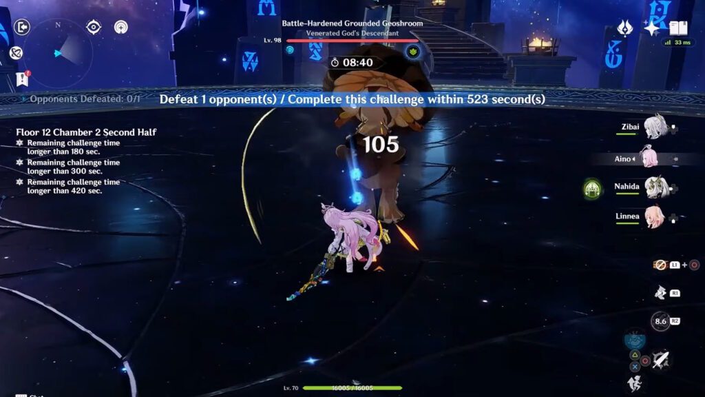Grounded Geoshroom | Genshin Impact 6.6 - Luna VII - Spiral Abyss