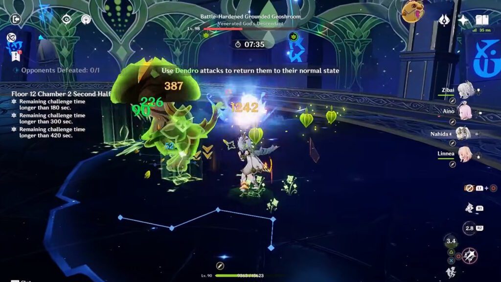 Grounded Geoshroom | Genshin Impact 6.6 - Luna VII - Spiral Abyss