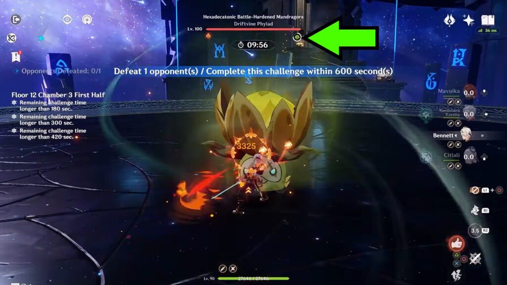 Hexadecatonic Mandragora Dendro gauge | Genshin Impact 6.6 - Luna VII - Spiral Abyss