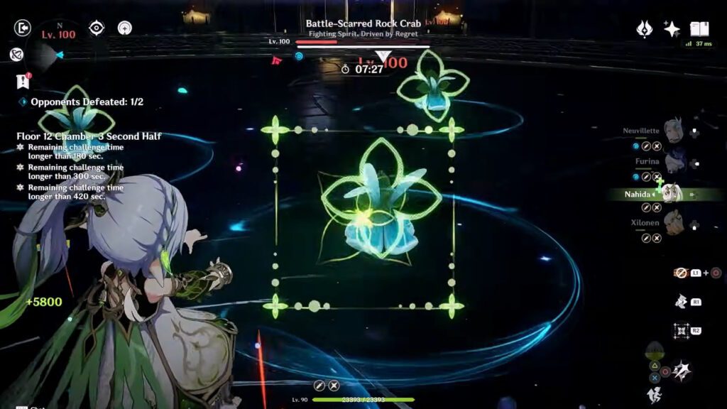 Battle-Scarred Rock Crab Stoneborne Seeds | Genshin Impact 6.6 - Luna VII - Spiral Abyss