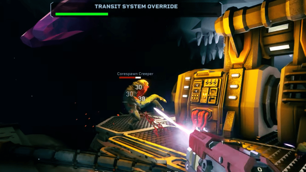 Protect the Elevator's generator from enemies.