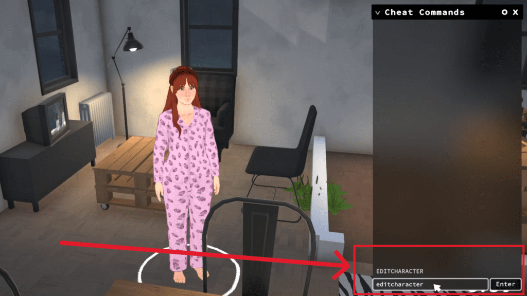 The "Cheat Commands" console lets you edit your character by typing "editcharacter" into it. 