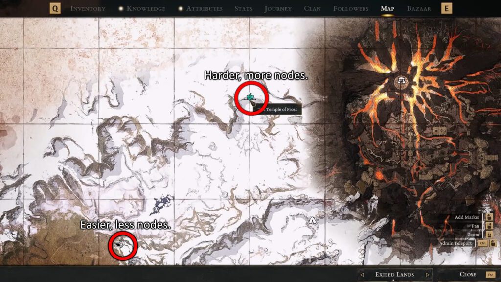 Black Ice node spots in Exiled Lands | Conan Exiles
