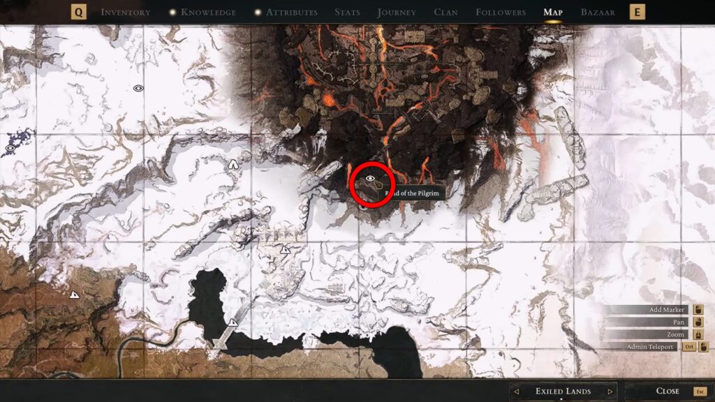 Path of the Pilgrim location | Conan Exiles