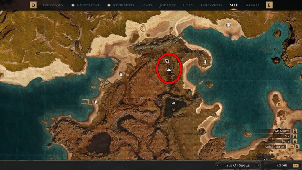 Obsidian spot in Isle of Dusk | Conan Exiles