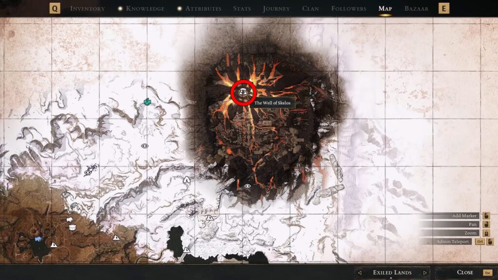 The Well of Skelos location | Conan Exiles