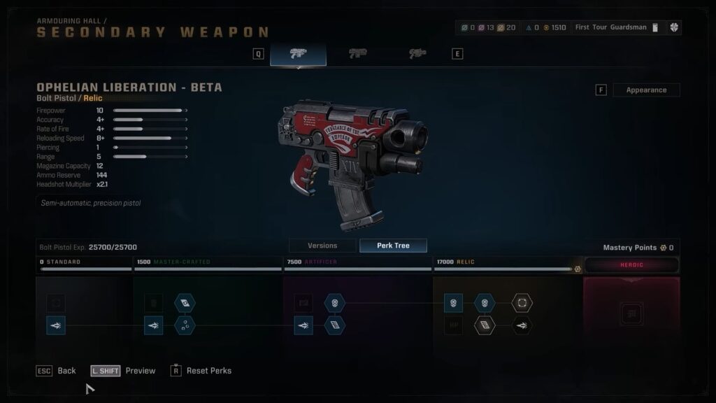 Sniper Secondary | Warhammer 40000 Space Marine 2