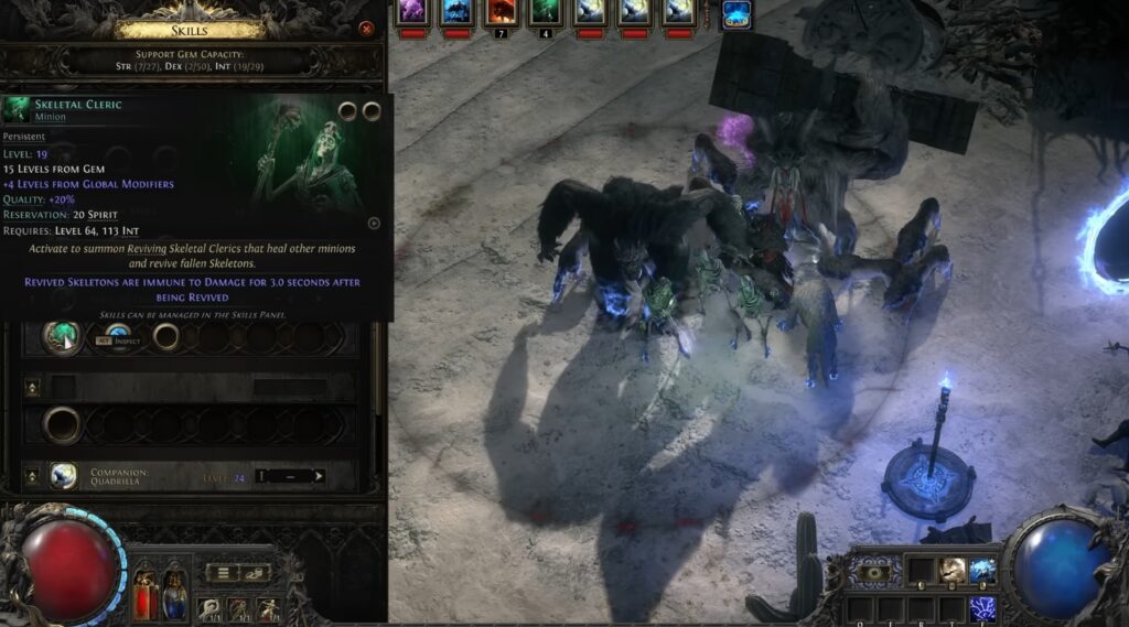 Skeletal Minions Path of Exile 2