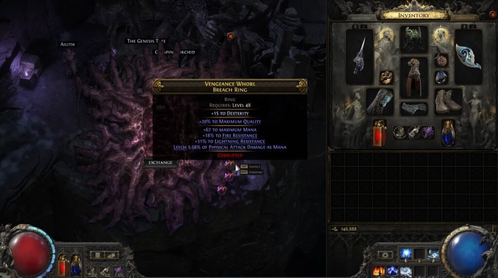 Grasping Orchid Path of Exile 2