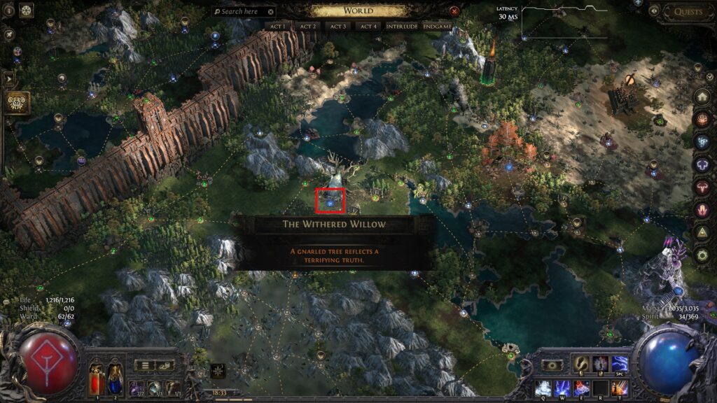 The Withered Willow Path of Exile 2