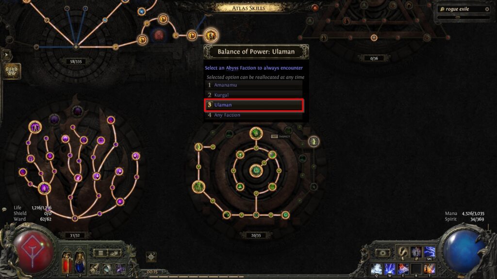 Ulaman Node Path of Exile 2