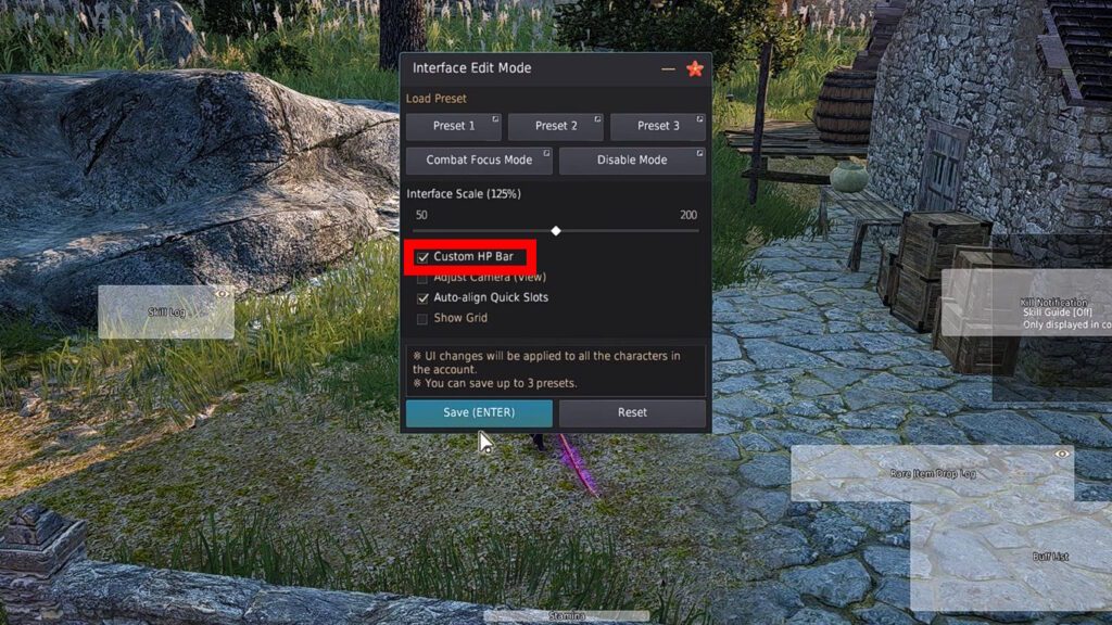 Custom HP Bar | Black Desert Online Settings