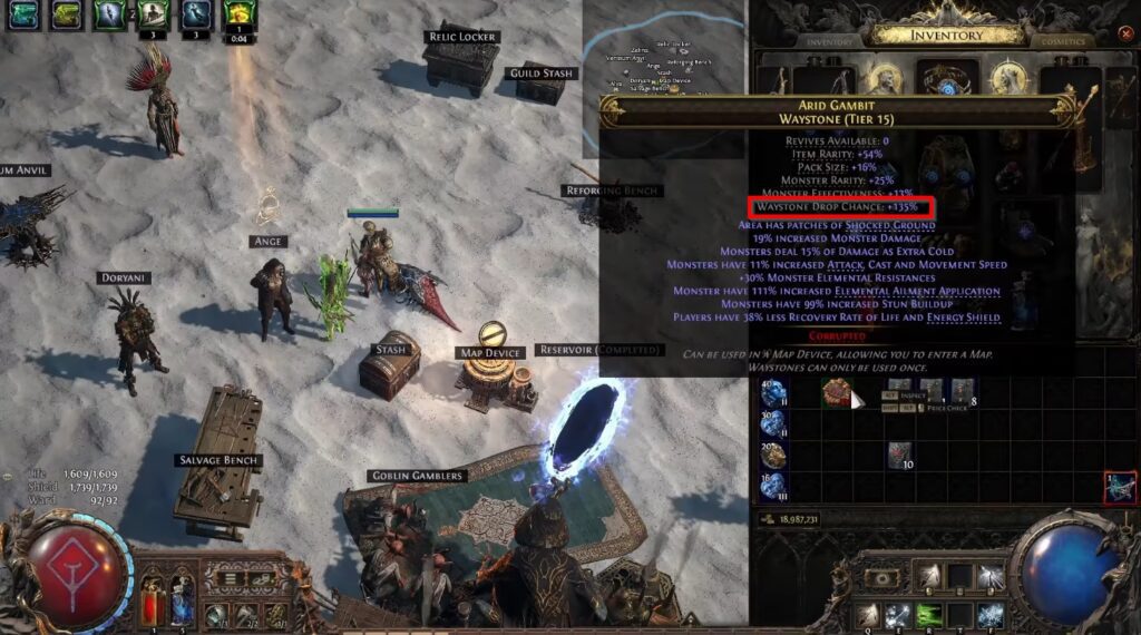 Waystone Path of Exile 2
