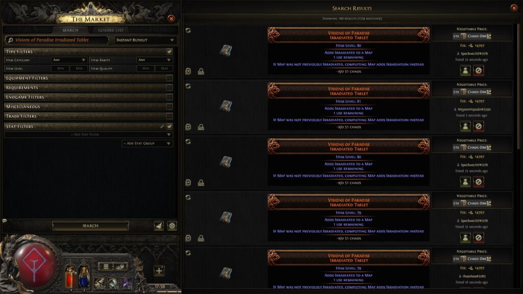 Visions of Paradise Path of Exile 2