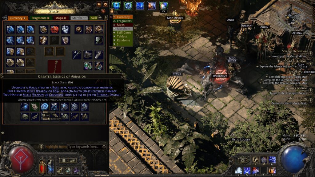 Essence Crafting Path of Exile 2