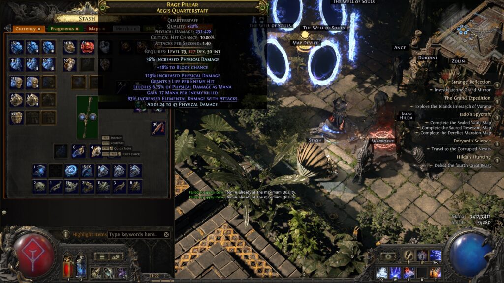 Augmented Weapon Path of Exile 2
