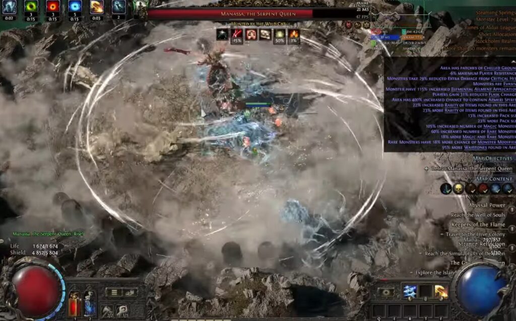 Whirling Assault Martial Artist Path of Exile 2