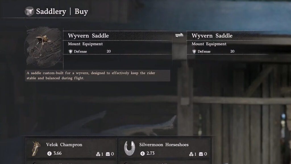 Wyvern Saddle | Crimson Desert