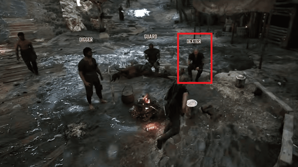 The NPC called Dexter who sells you various items including ingredients for this quest.