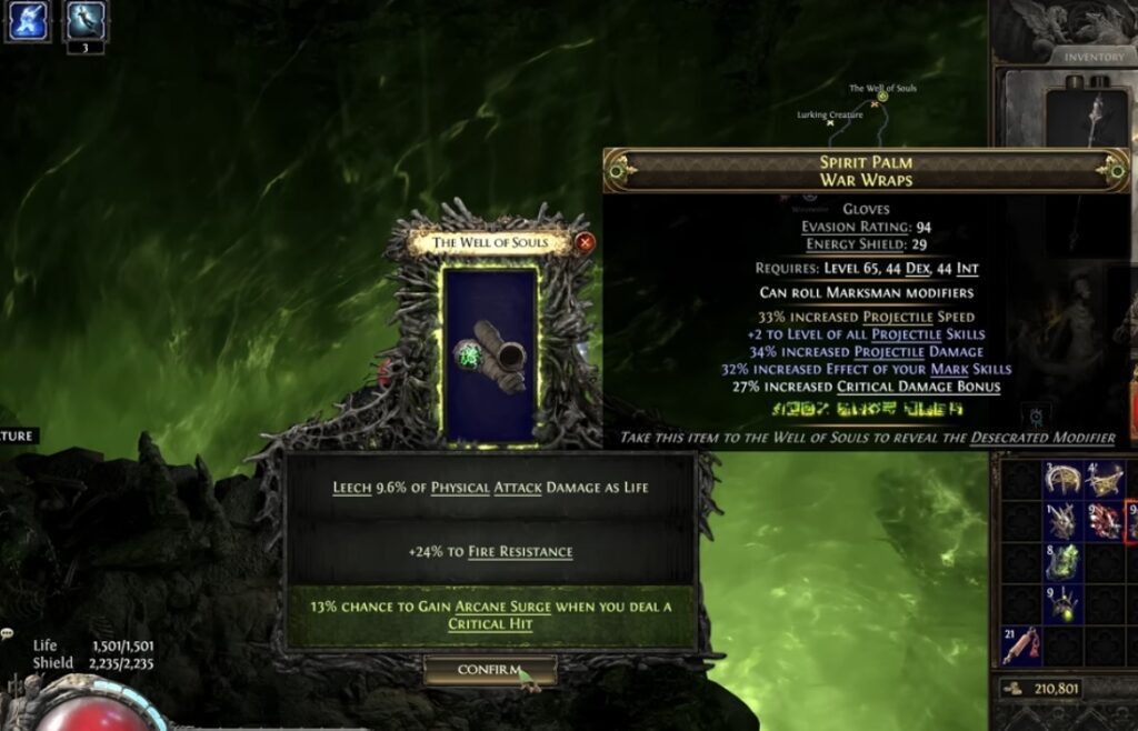 Desecrated Modifiers Path of Exile 2